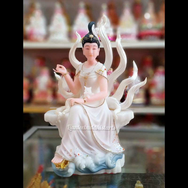 patung dewi hu xian 12 inch