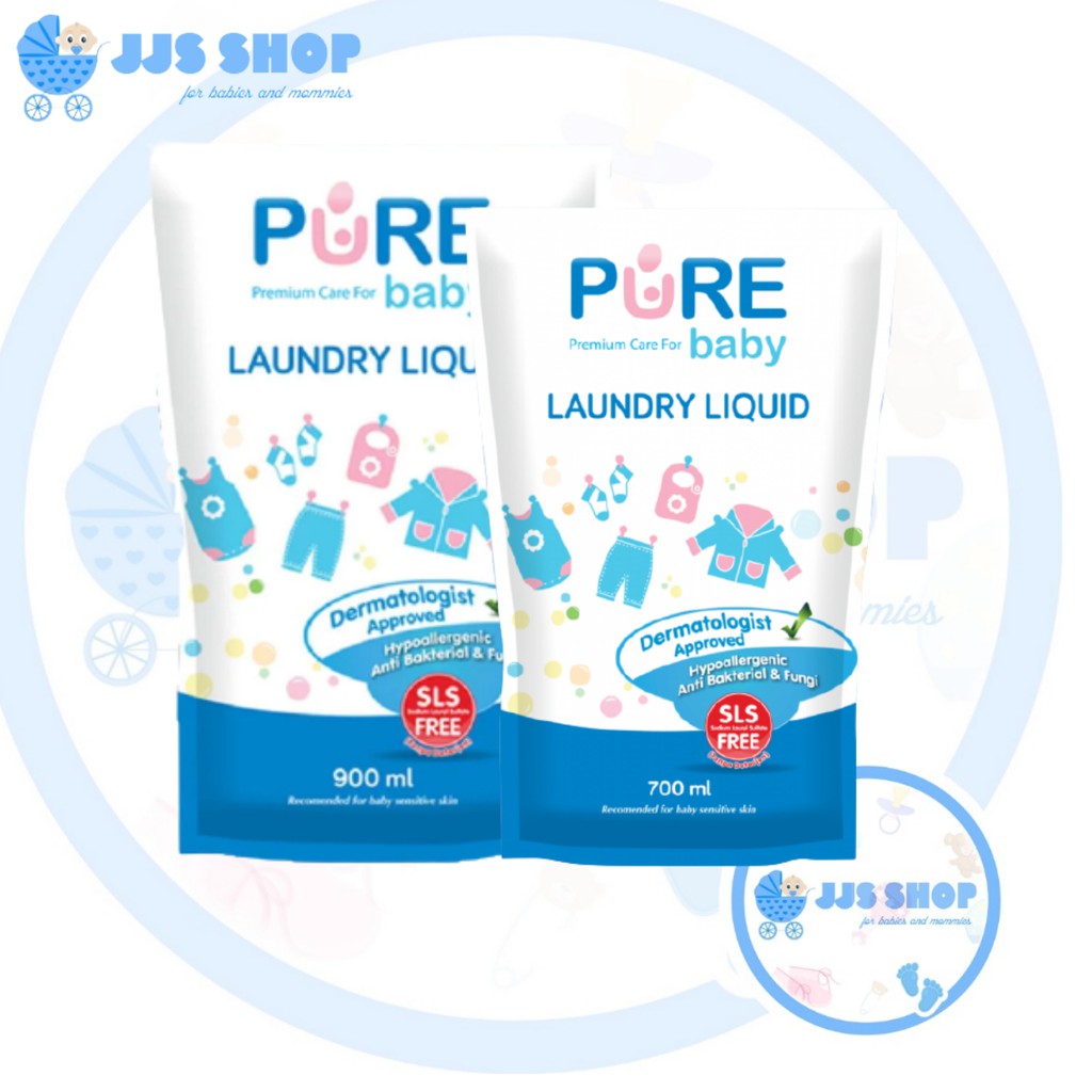 PURE BB PUREBB BABY LAUNDRY LIQUID 700ML 900ML SABUN PAKAIAN ANAK BAYI REFILL