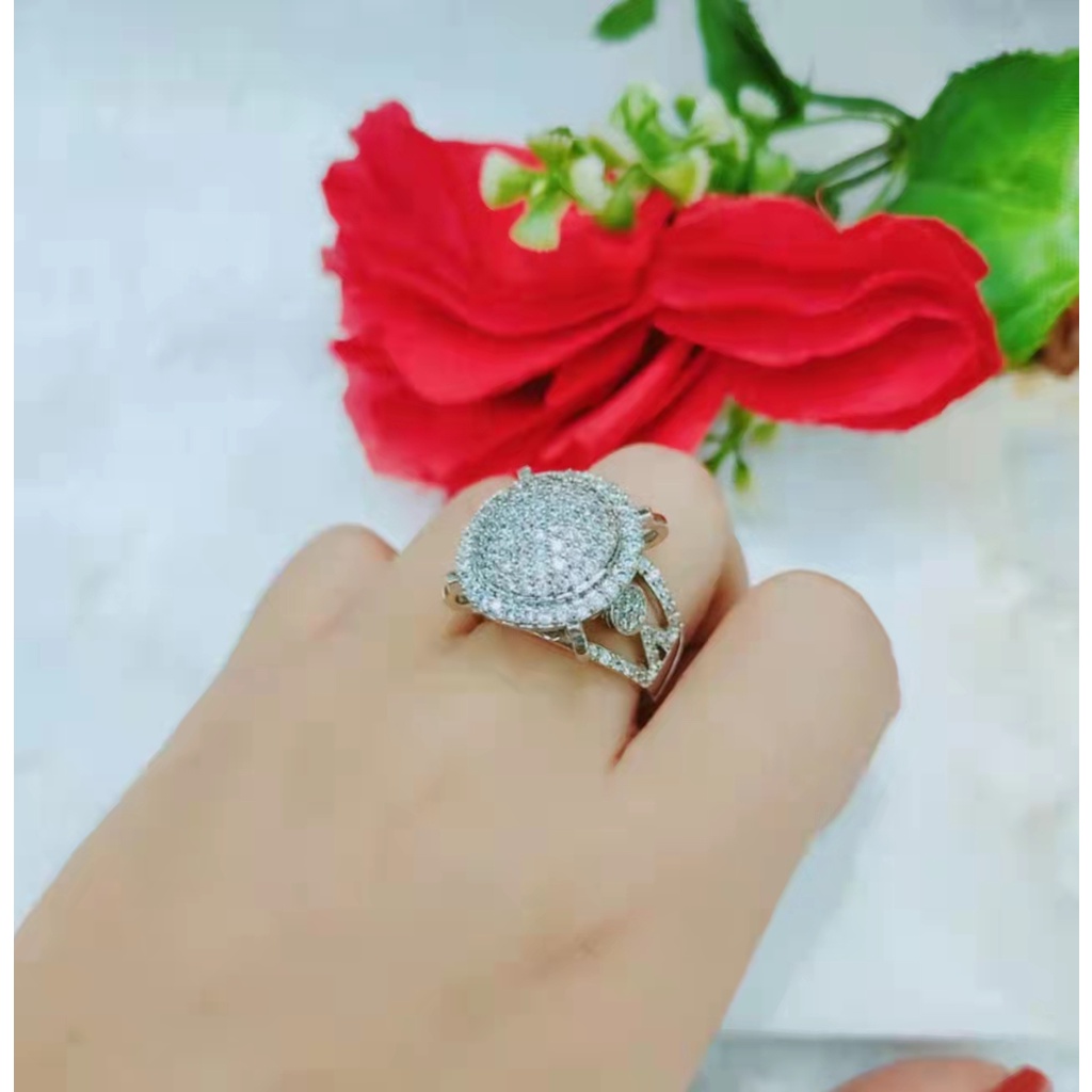 Cincin Xuping Permata Lapis Emas Perhiasan Fashion 1229