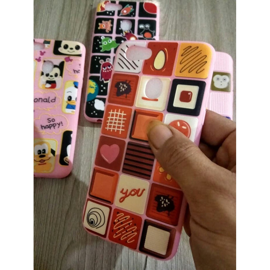 Ready Pink Case Karakter Oppo F5 Case Pinky Motif Oppo F5 Case Oppo F5