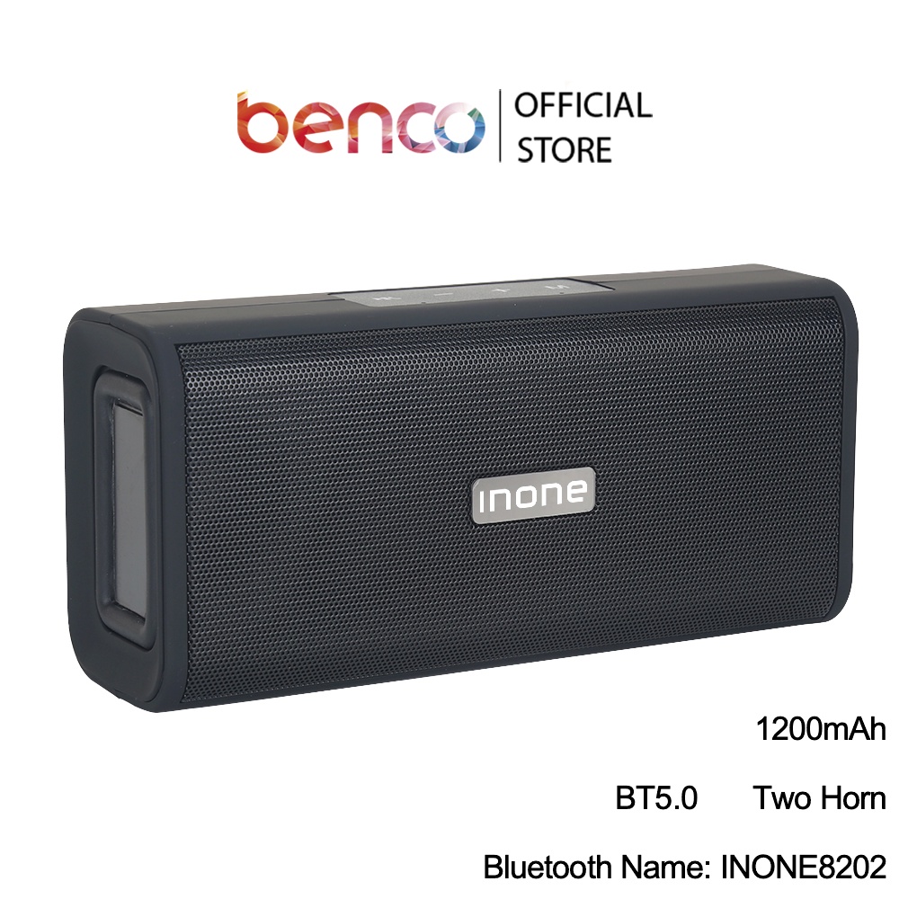 BENCO Portable Bluetooth Speaker Waterproof for Outdoor/Indoor Support AUX/TF/U-disk Playback Wireless Stereo Pairing Rich Loud Sound/Deep Bass/Speakerphone for Home/Camping/Hiking/Travel