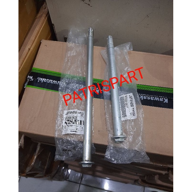 Axle fr rr As roda besi roda depan belakang Ninja 250 fi new 2018 ninja 250 cc fi new original