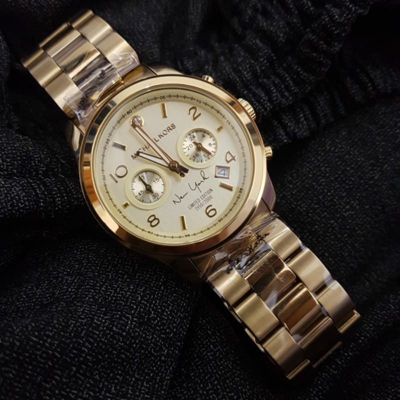 JAM TANGAN PRIA WANITA | RANTAI | KULIT | KARET | MURAH | WANITA MICHAEL KORS MK5662 ORIGINAL