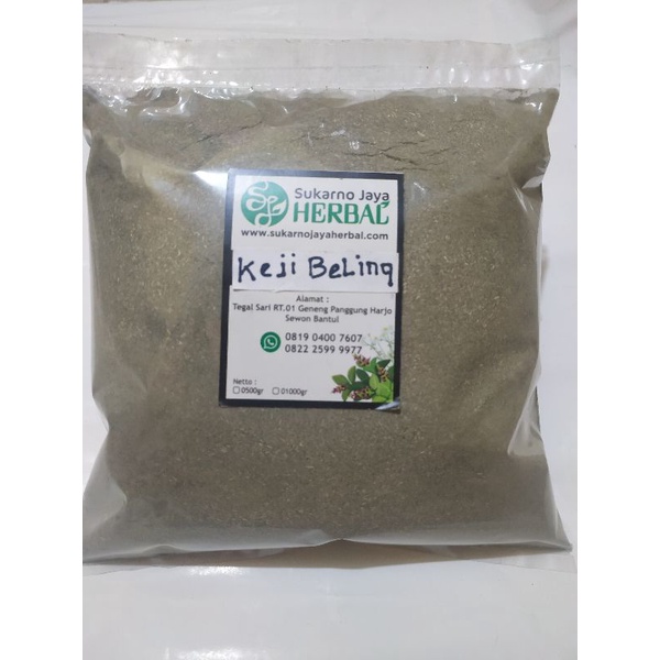 Keji Beling serbuk/bubuk murni 1kg