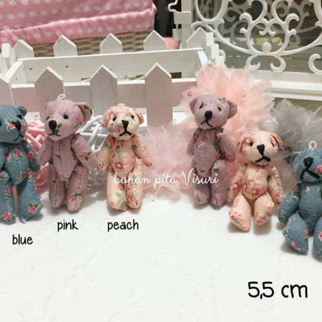 Boneka Flowery Bear Korea