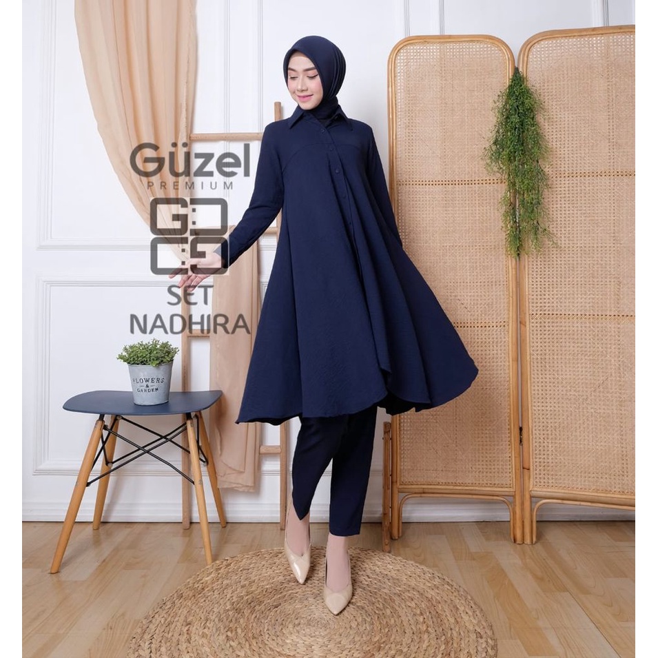 Set Crinkle NADHIRA Premium Setelan Crinkle Premium Set Crinkle Airflow Set Crinkle Import