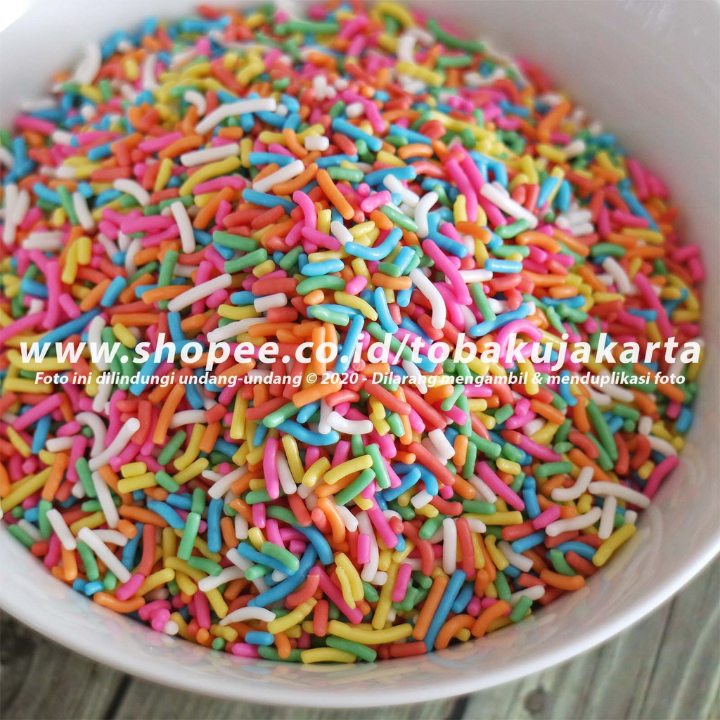 

Tulip Mesis Warna Warni Chocorice MIX 100gr Meises Rainbow Ceres Enak