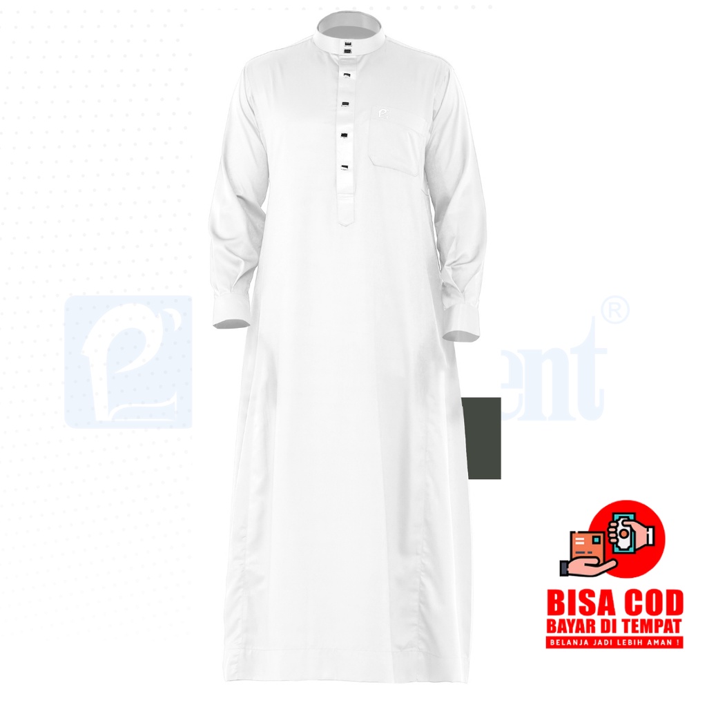 Gamis Pria Jubah Gamis Laki Laki seri Maheer Zain Gamis Modern Gaya Casual Remaja dan Dewasa-3