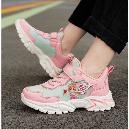 GLORYKIDZ SH2216 Sneakers Sepatu anak perempuan IMPORT running shoes Remaja Size 37 - 38