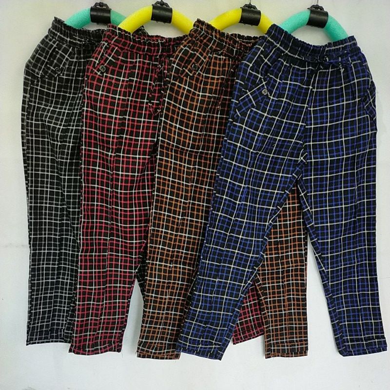 BAGGY PANT PLANEL ANAK TANGGUNG / ESTIMASI 9 - 10 TAHUN/ TERGANTUNG POSTUR TUBUH ANAK