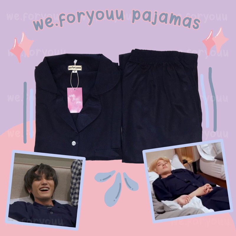 Piyama Kpop Idol Taeyong Jungwoo NCT navy