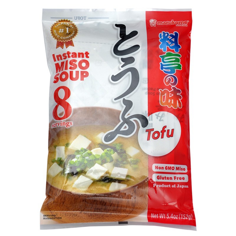 

Marukome Instant Miso Soup Tofu 8 Serving Ryotei No Aji 152g kaldu jepang