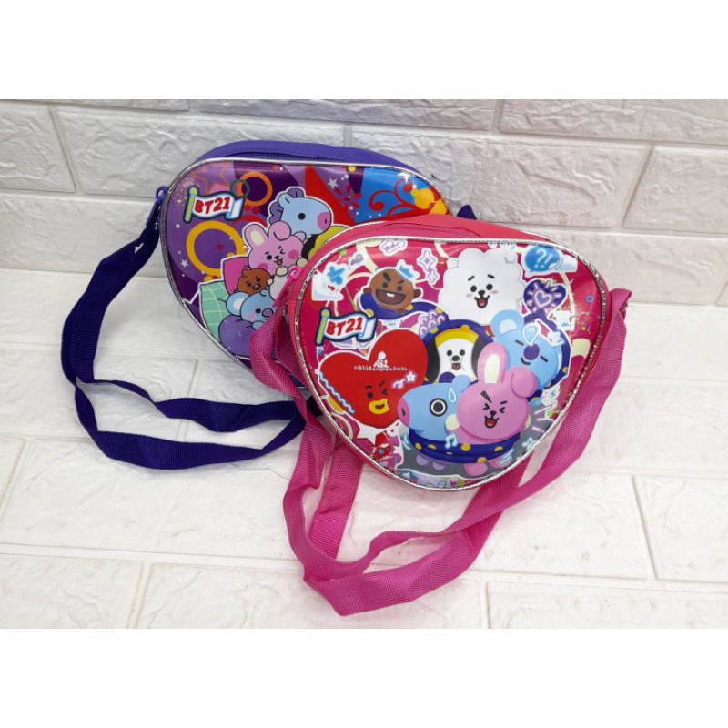 TAS SLEMPANG ANAK PEREMPUAN BT21