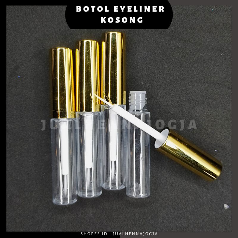 BOTOL EYELINER KOSONG botol henna kuas runcing eyeliner nail art hena putih manik lem kulit khusus m