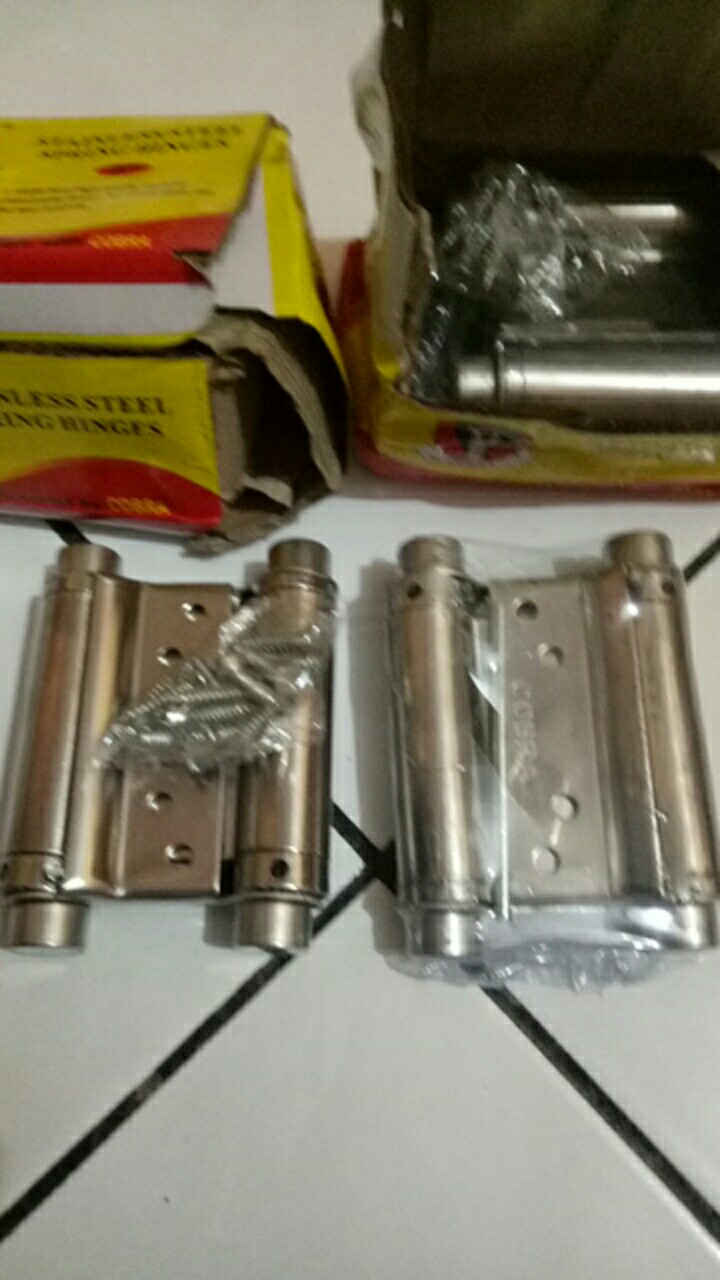 Engsel Per Double 3 4 5 Stainless Cobra Engsel Koboi 75 100 125mm Engsel Veer Ss 3 4 5 In Dim