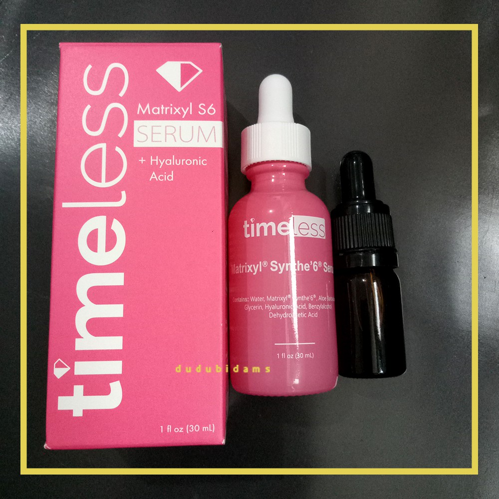 Jual [SHARE] TIMELESS Skincare Matrixyl Synthe'6 Serum Original 5mL in ...