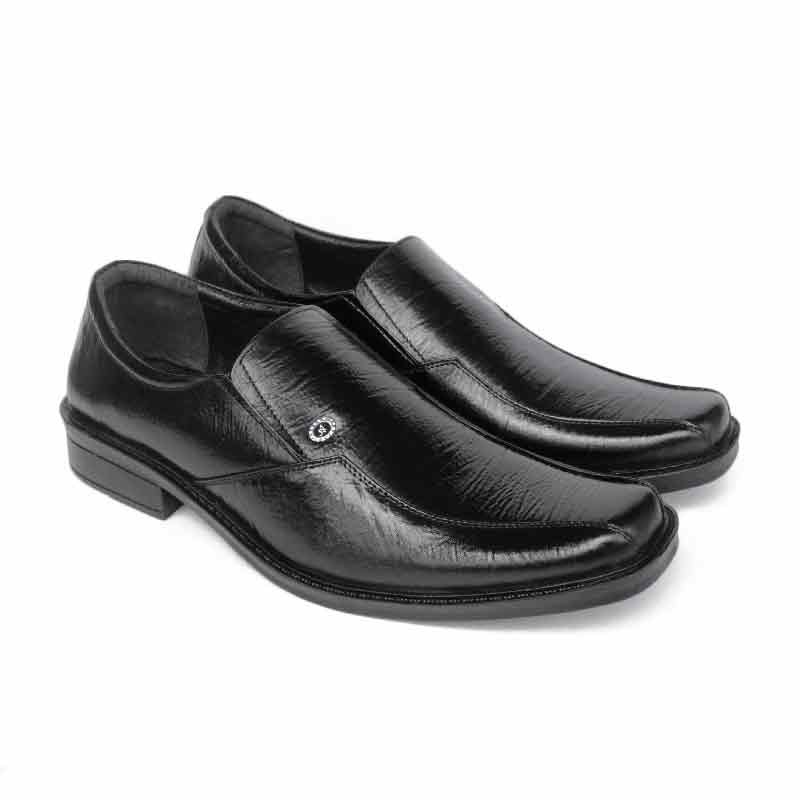 Sepatu Pantofel Pria - Sepatu Kantor - Sepatu Formal - Sepatu Kerja - Sepatu Kulit Sapi Asli AL03