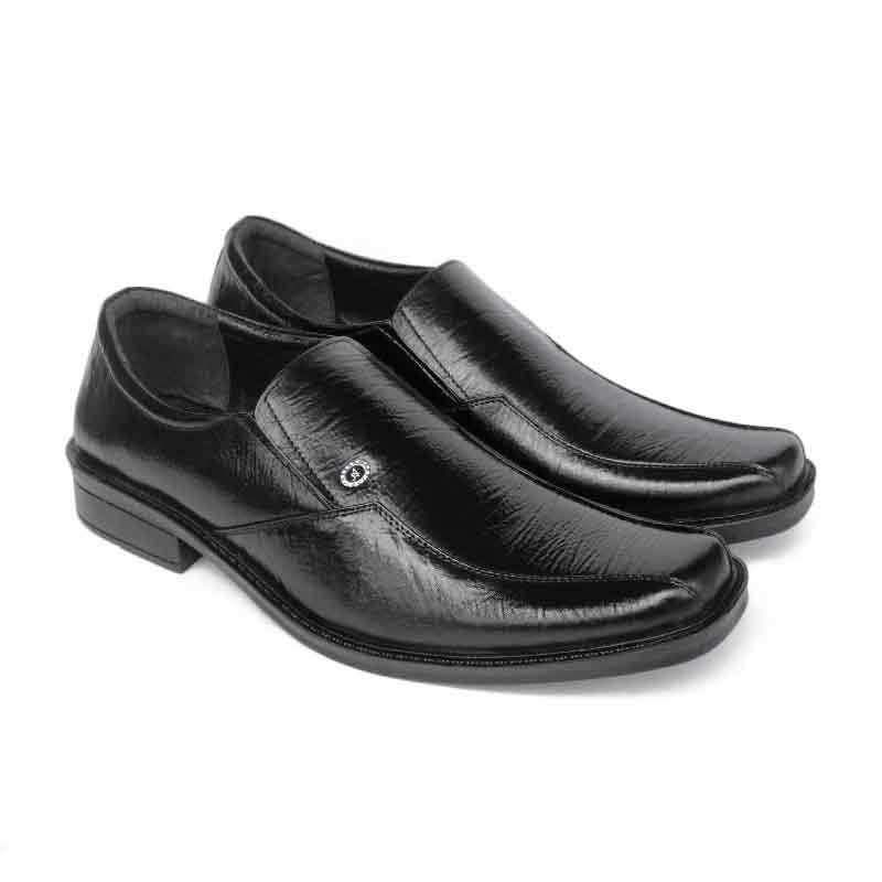 Sepatu Pantofel Pria - Sepatu Kantor - Sepatu Formal - Sepatu Kerja - Sepatu Kulit Sapi Asli AL-19