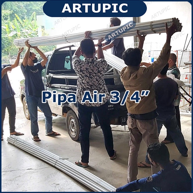 Pipa Pralon Paralon Air 3 per 4 inch PVC AW Putih