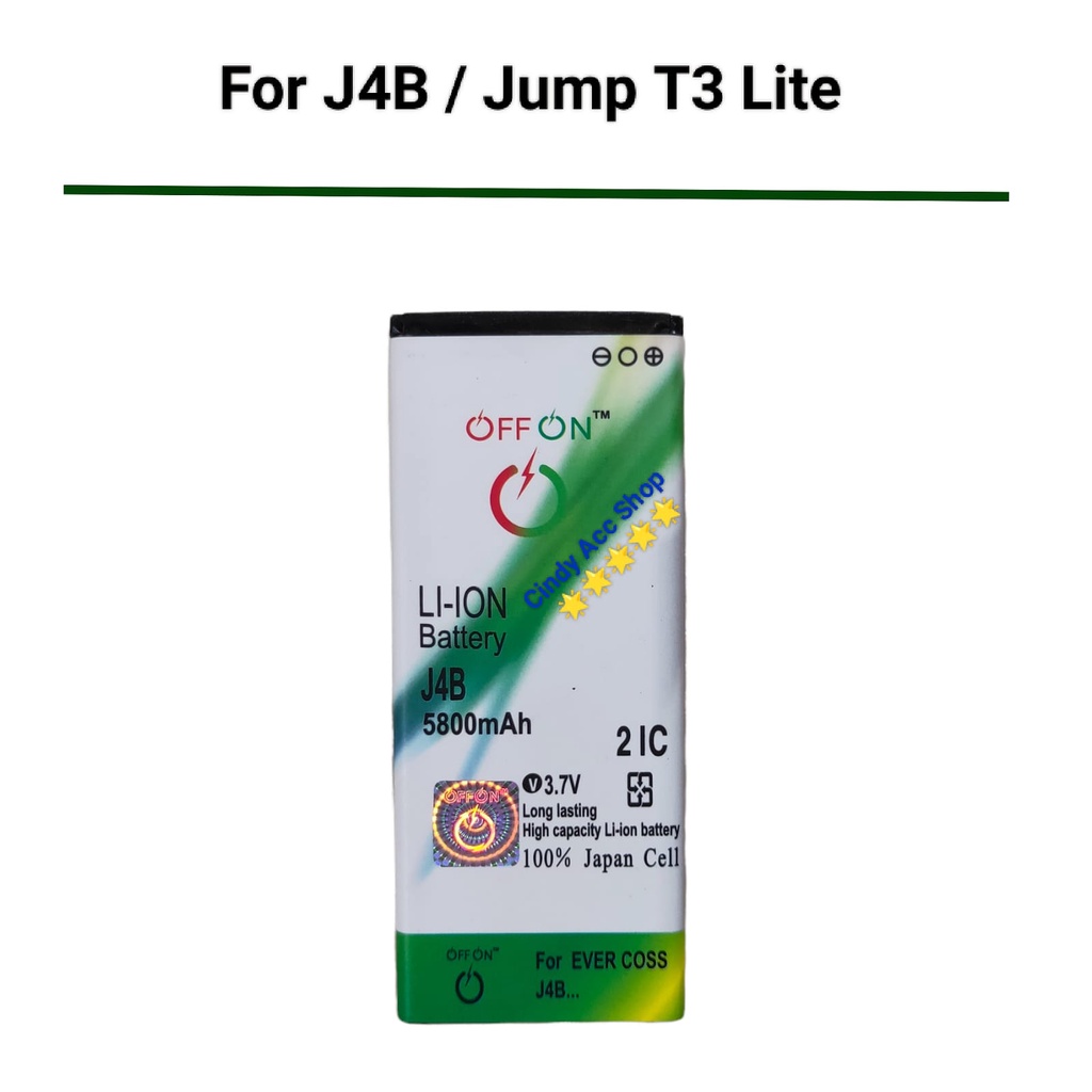 Baterai Double Power For Evercoss J4B Jump T3 Lite Batre