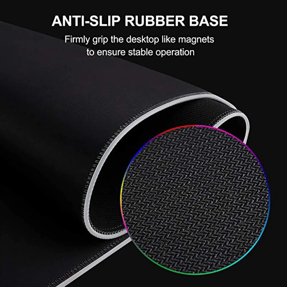 Mousepad RGB LED Mouse Pad Gaming Besar