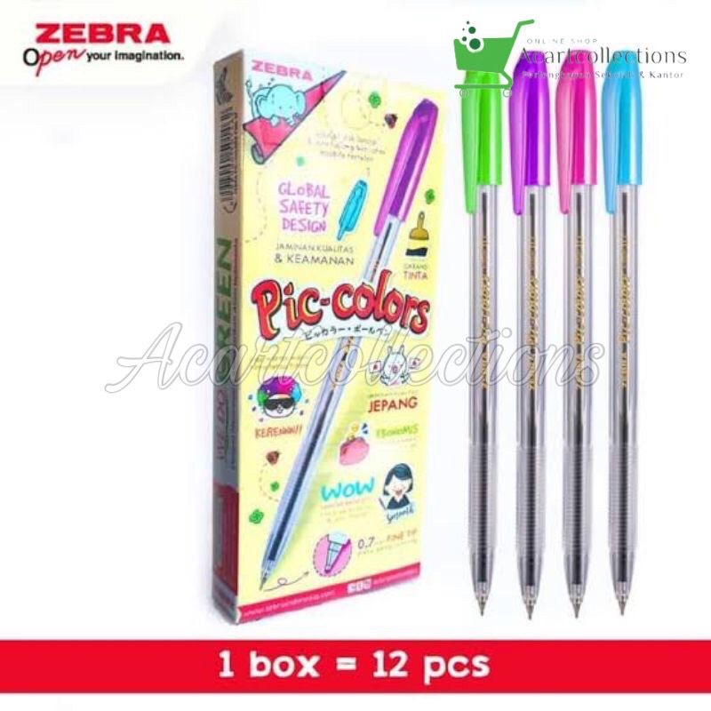 

PULPEN ZEBRA PIC-COLORS 1 PACK