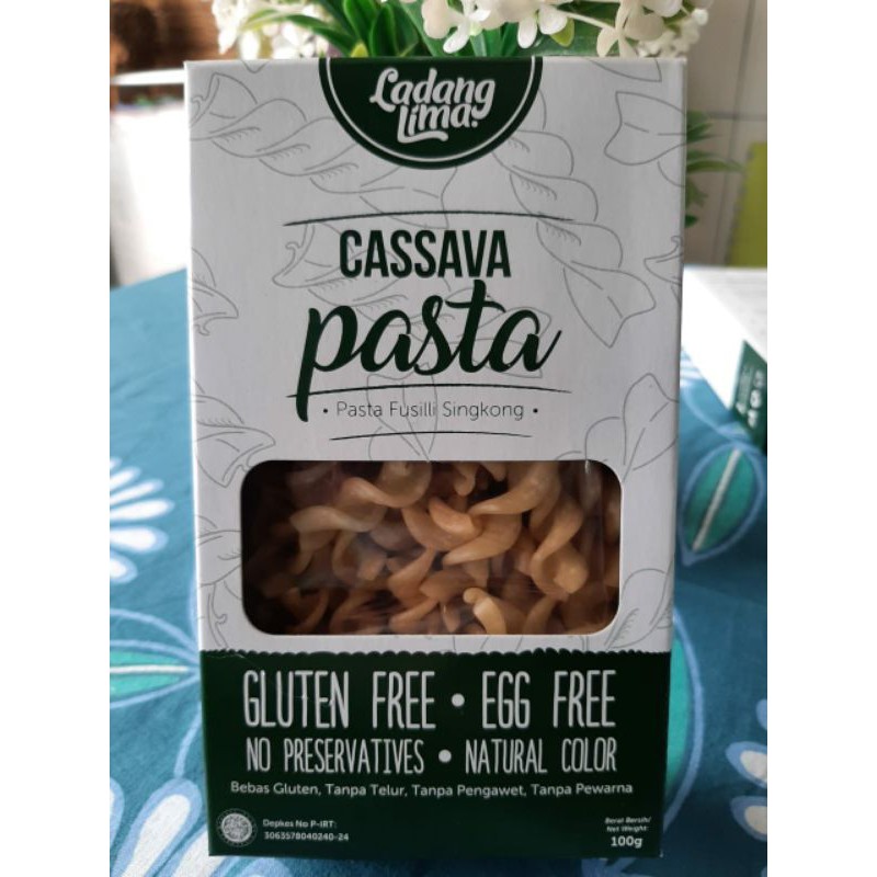 

CASSAVA PASTA FUSILLI 100gr LADANG LIMA