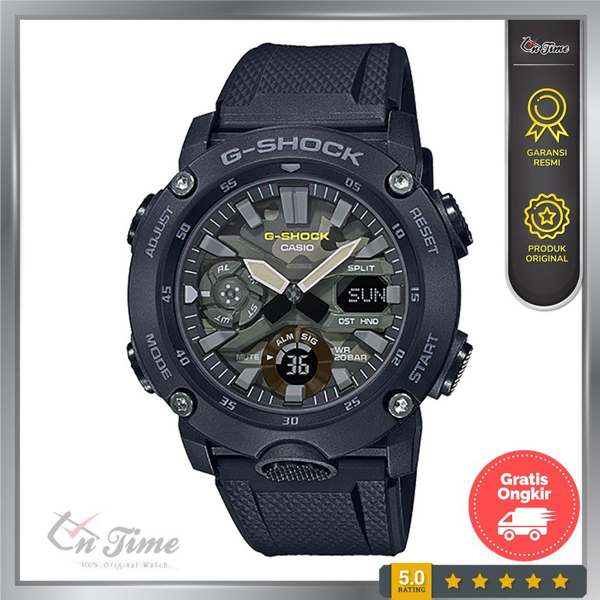 Casio GA-2000SU-1ADR G-Shock Analog Digital Black Original