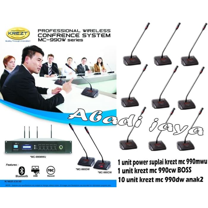 mic conference podium wireless krezt mc 990mwu krezt mc990mwu