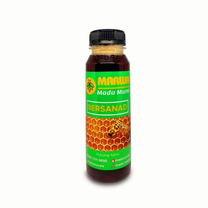 

350 gr MADU MARWA - Madu Murni Bersanad - Madu Hutan Murni Nektar Pohon Akasia Mangium