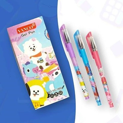 

Pulpen Vanco BT21 / Gel Pen Karakter Pena Unik Souvenir Bolpoin BTS