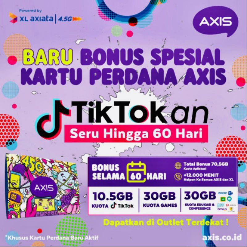 PERDANA VIRAL AXIS 100GB (EXTRA KUOTA SEKARANG UPDATE 140,5GB)