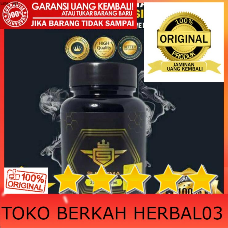 100% ASLI [COD] Suprema Asli Original Obat Pembesar Penis Kelamin Vital Kuat Sex Pria Tahan Lama Has