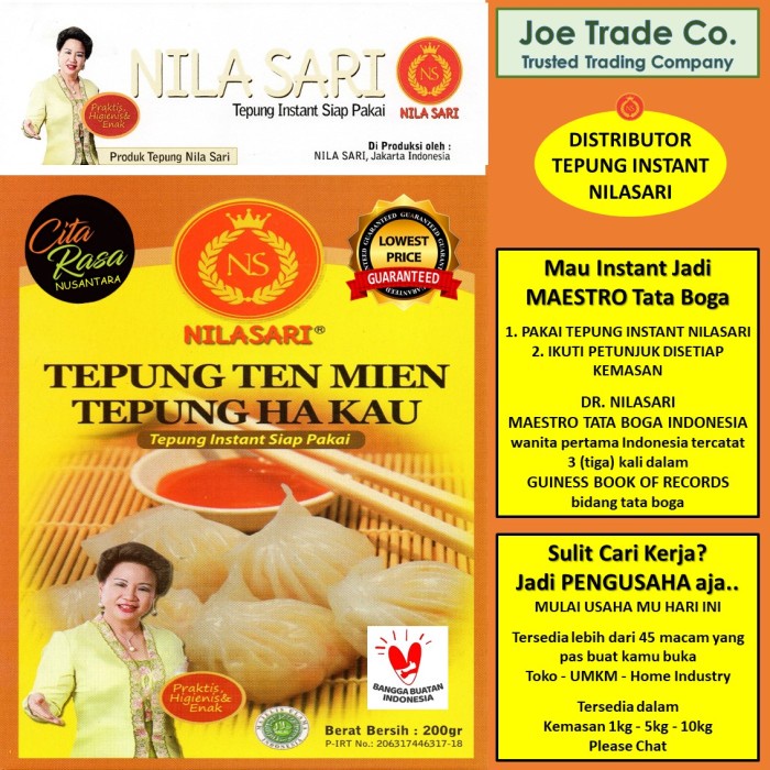 

NEW Tepung Ten Mien - Ha Kau - Hakau 200 gram