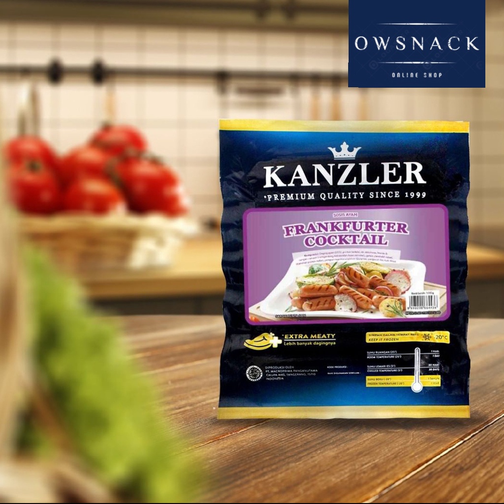 KANZLER FRANKFURTER COCKTAIL 500gr / 500 gr SOSIS AYAM