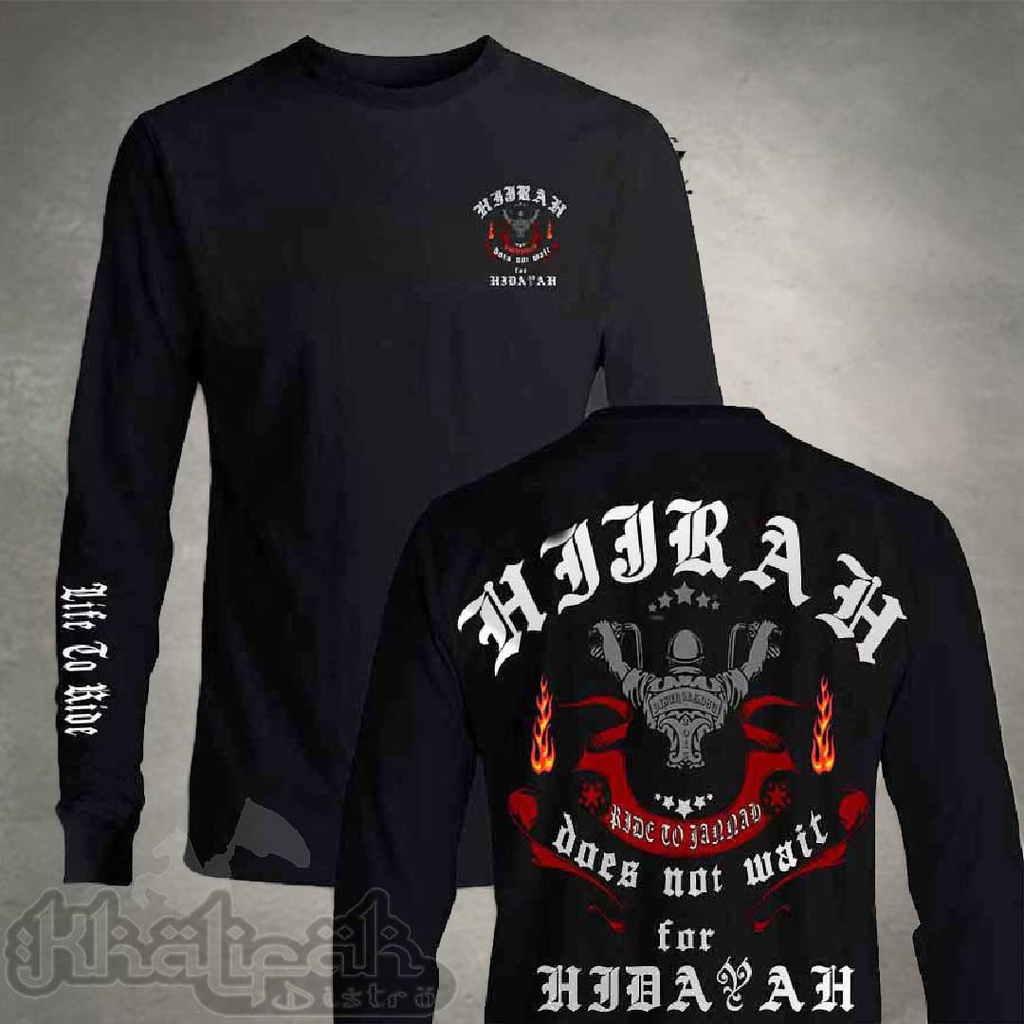 Kaos Muslim Dakwah Pria Hijrah Bikers