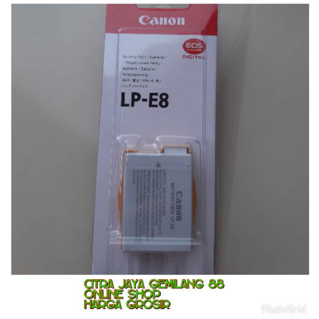 BATTERY CANON LP-E8