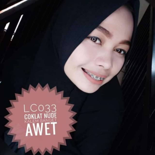 Lipcream LC33 Nude Coklat