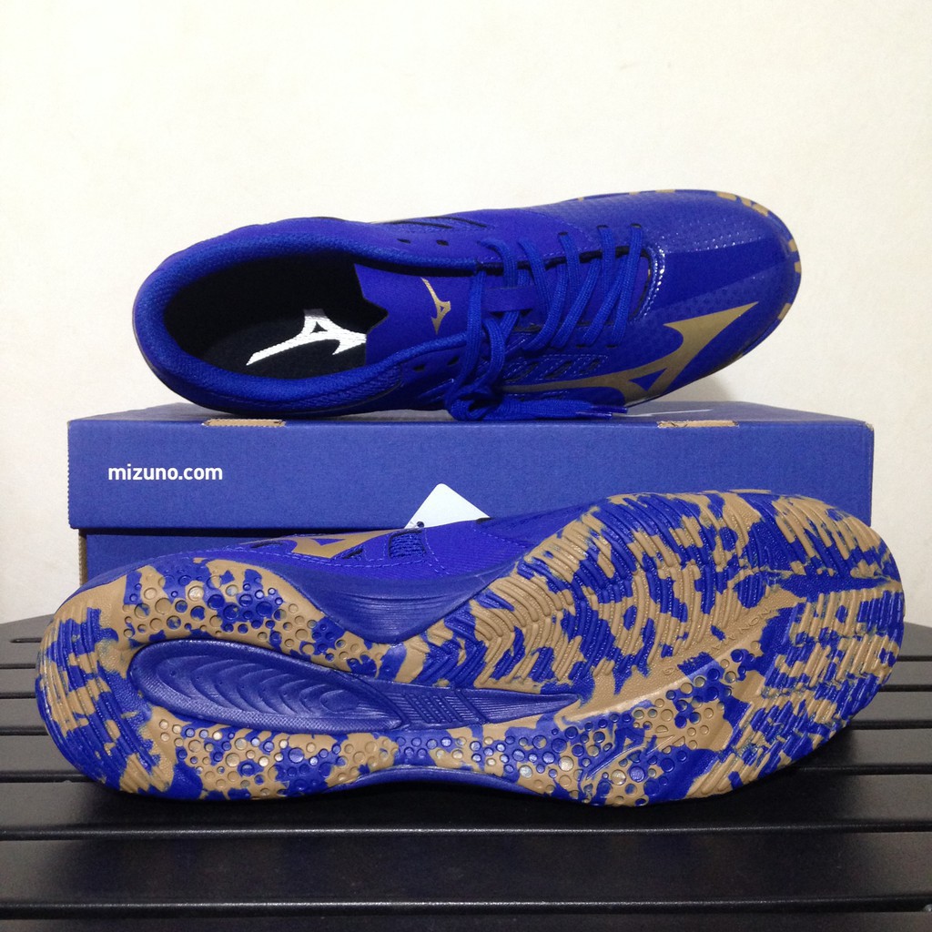 Sepatu Futsal Mizuno Basara 103 Sala Surf The Gold Q1GA183150 Original BNIB