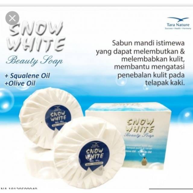 Snow white - Beauty Soap ( Soap Original Tara)