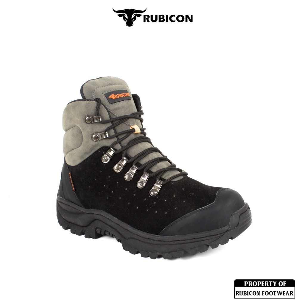 RUBICON VOLCANO HIGH SEPATU BOOTS SAFETY TRACKING GUNUNG KERJA LAPANGAN PRIA UJUNG BESI PREMIUM