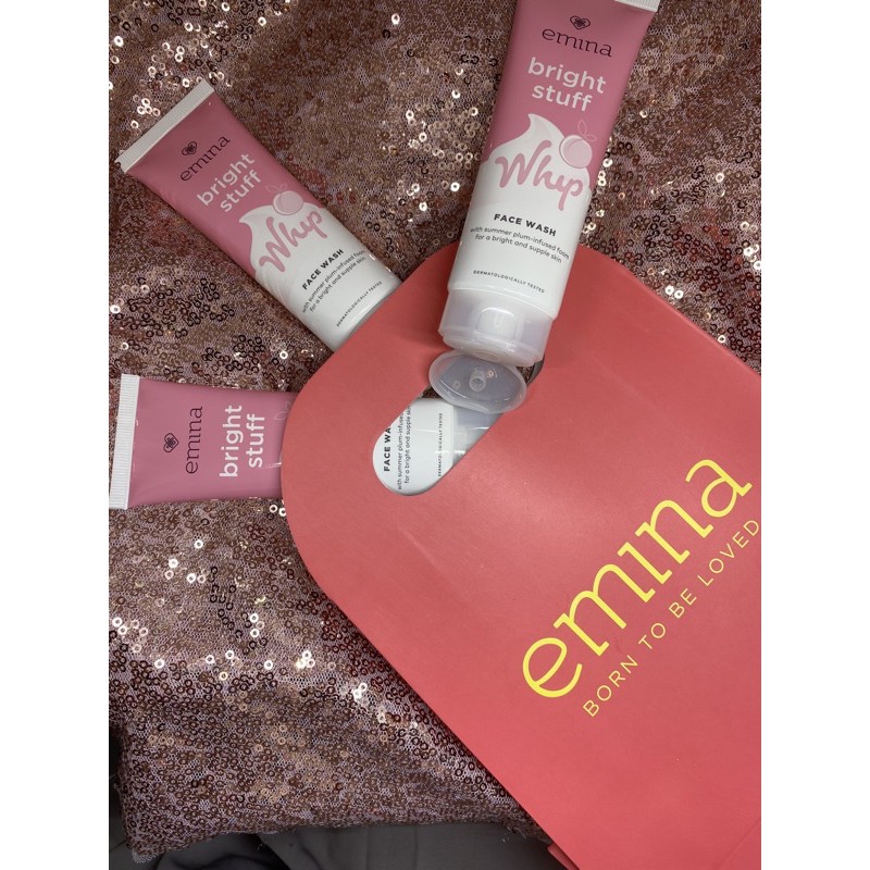 ✿ELYSABETHME✿ ˜”*°• emina •°*”˜. Emina Whip Foam face wash 50ml sabun cuci muka lembut tekstur airy foamy lembut memperbaiki skin barrier