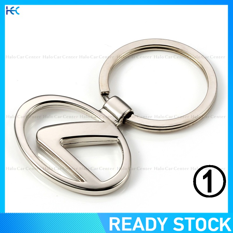 【Ready Stock】Alloy Metal Logo Motorcycle Keychain Car keychain SET for LEXUS