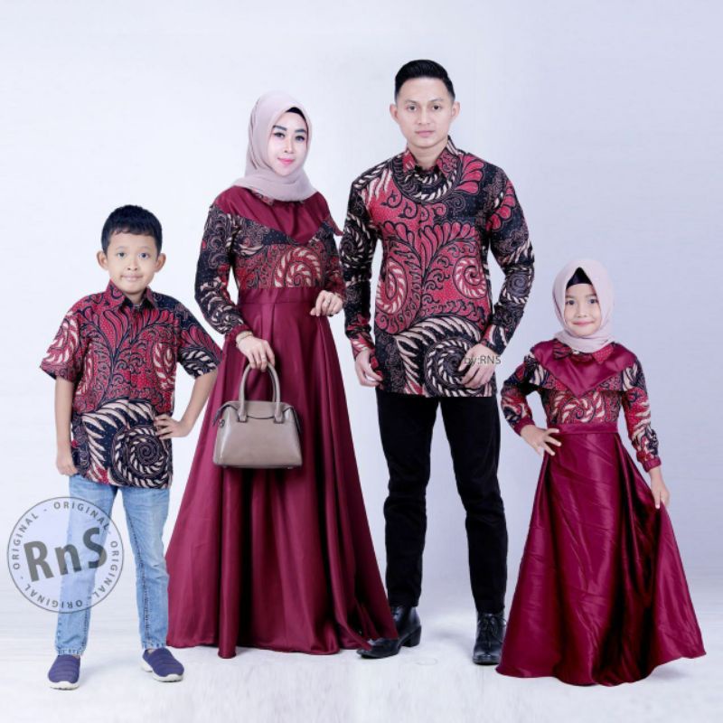 BISA PISAH Batik Couple Keluarga / Batik Seragam Keluarga Kombinasi