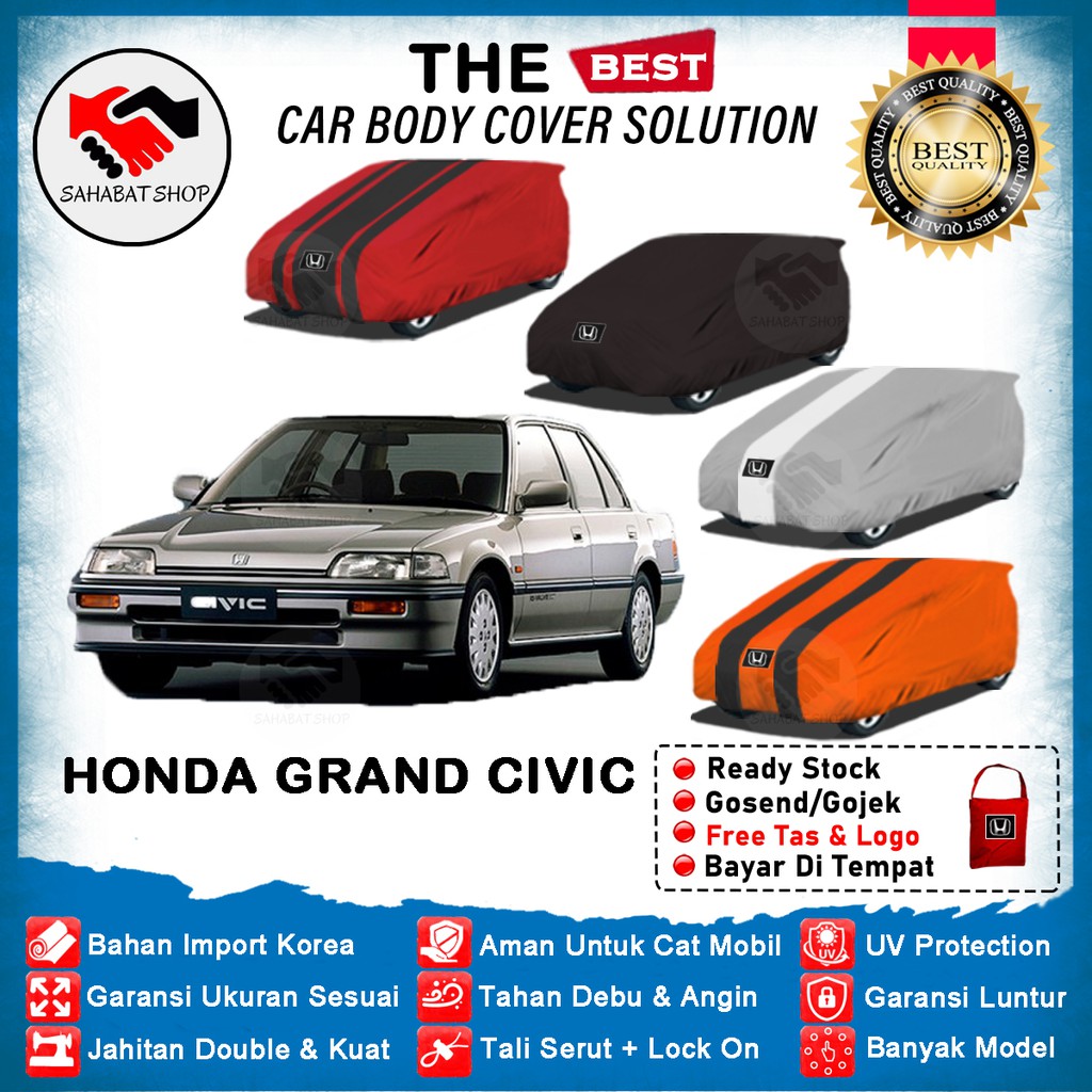 Jual Body Cover Mobil Honda Grand Civic