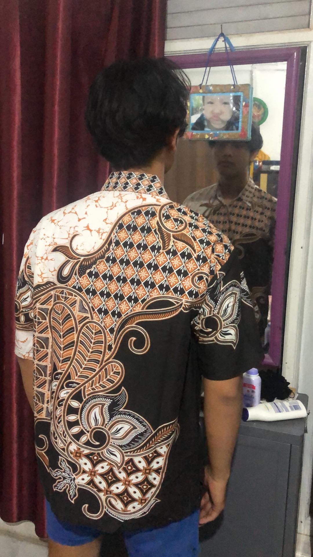 New Arrival Distro Batik Pria Bordir Sogan Hrb026 Batikaf Notoarto Batik Ipnu-ippnu Hem Pria Bel