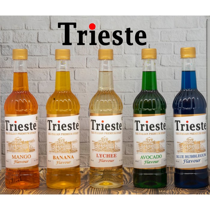 

Trieste Italian Premium Sirup - 650ml