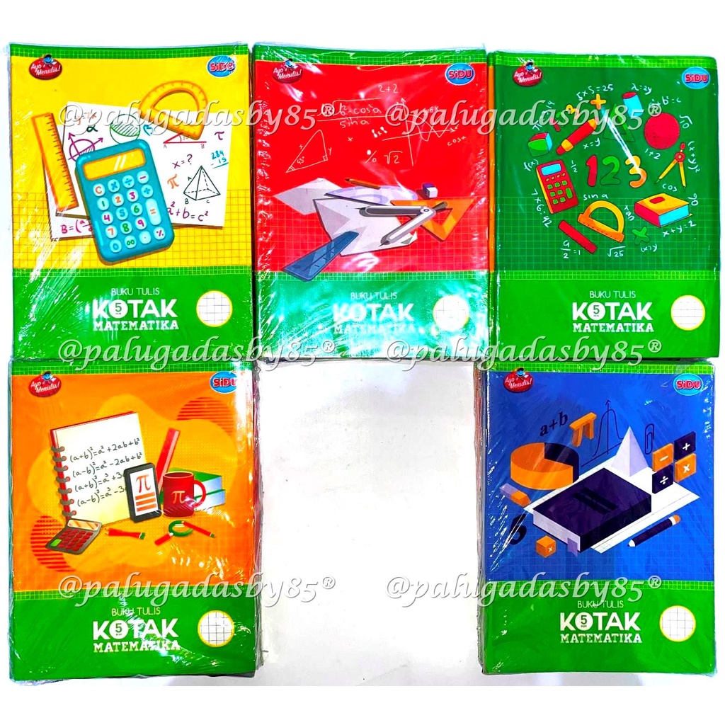 

Sidu Buku Tulis Kotak Kotak Sidu 38 05 x 05 mm / Buku Strimin Sidu 38 Sq 05 (1 Pak Isi 10 Pcs)