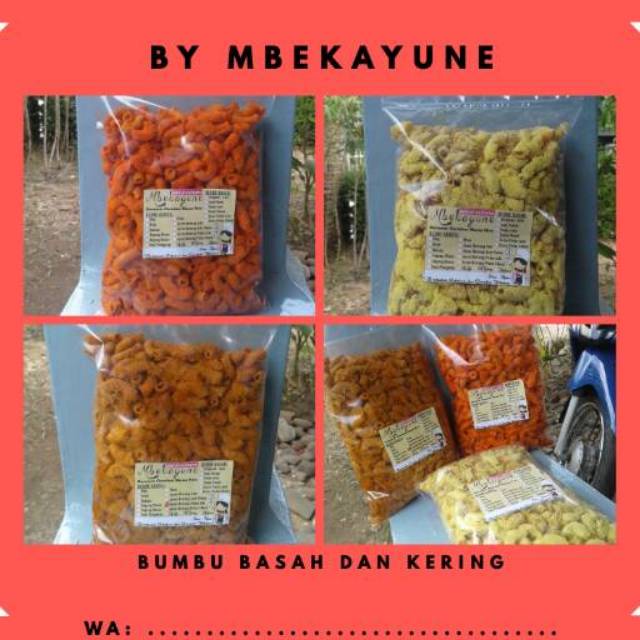

(NEW) Makaroni Bumbu Kering Kemasan BOGEM