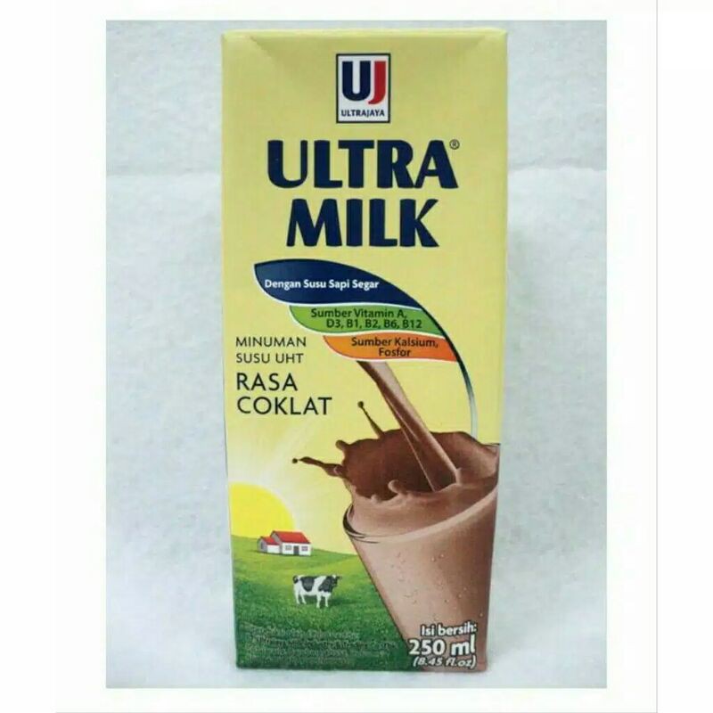 

Ultra milk coklat 250 ml